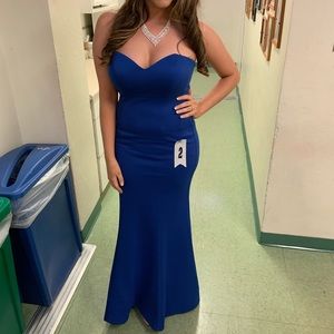 Royal Blue Dress